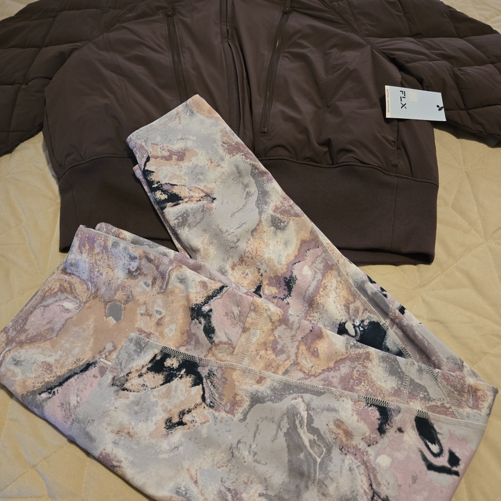 FLX Women's Chocolate Bomber Jacket